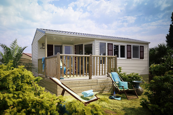 mobil home 4 et 5 pers TV