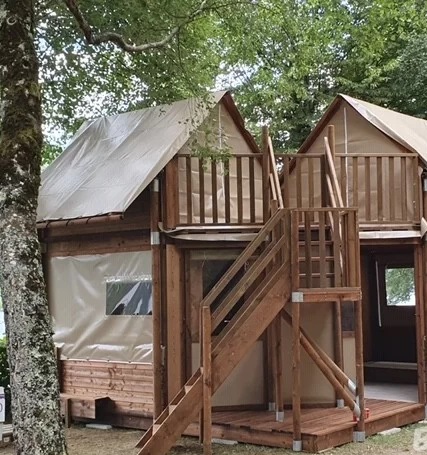 Insolite - Caba'tente - Camping -sites et paysages - Le- Neptune-