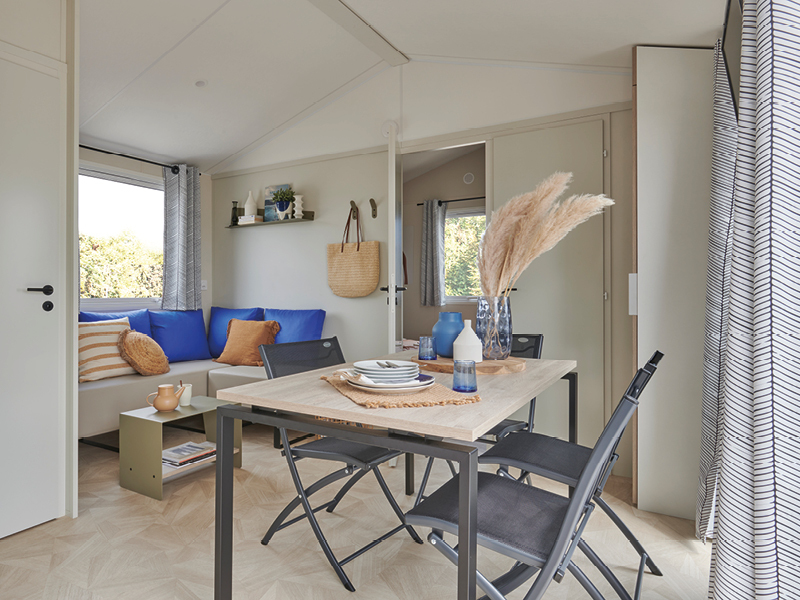 Camping Sites et Paysages Le Neptune proche plage - Paimpol Lanloup - Mobilhome Rideau Bahia neuf, 3 chambres -